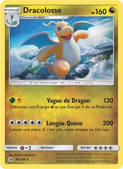 Dracolosse 96/149 Soleil et Lune