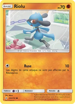 Riolu 102/214 Alliance Infaillible