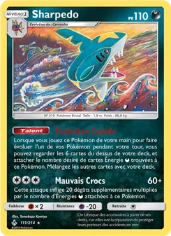 Sharpedo 111/214 Alliance Infaillible