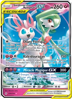 Gardevoir et Nymphali GX 130/214 Alliance Infaillible