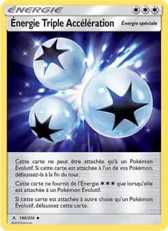 Énergie Triple Accélération 190/214 Alliance Infaillible