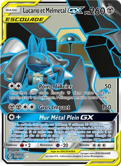 Lucario et Melmetal GX 203/214 Alliance Infaillible