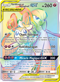 Gardevoir et Nymphali GX 225/214 Alliance Infaillible