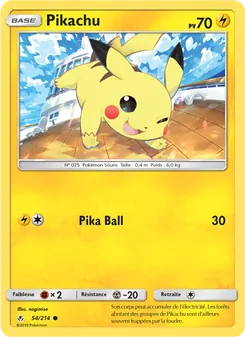 Pikachu 54/214 Alliance Infaillible