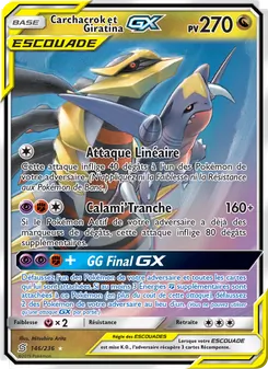 Carchacrok et Giratina GX 146/236 Harmonie des Esprits
