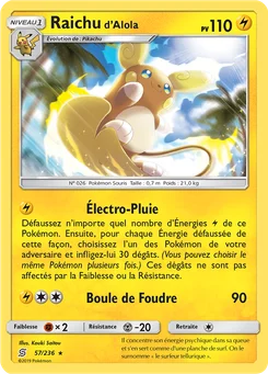 Raichu d’Alola 57/236 Harmonie des Esprits