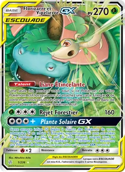 Florizarre et Vipélierre GX 1/236 Éclipse Cosmique