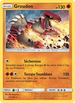 Groudon 113/236 Éclipse Cosmique