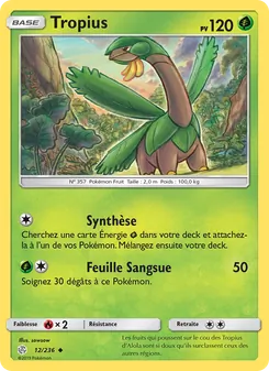 Tropius 12/236 Éclipse Cosmique