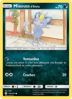 Miaouss d’Alola 128/236 Éclipse Cosmique