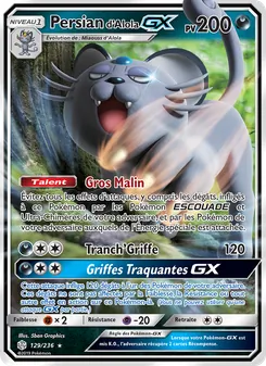 Persian d’Alola GX 129/236 Éclipse Cosmique