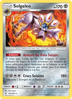 Solgaleo 142/236 Éclipse Cosmique