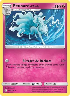 Feunard d’Alola 145/236 Éclipse Cosmique
