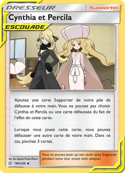 Cynthia et Percila 189/236 Éclipse Cosmique
