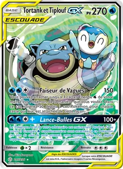 Tortank et Tiplouf GX 215/236 Éclipse Cosmique