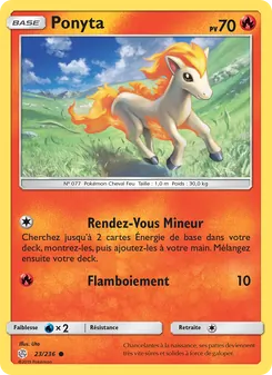 Ponyta 23/236 Éclipse Cosmique