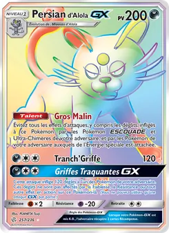 Persian d’Alola GX 257/236 Éclipse Cosmique
