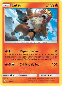 Entei 28/236 Éclipse Cosmique