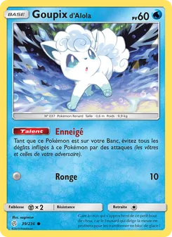 Goupix d’Alola 39/236 Éclipse Cosmique
