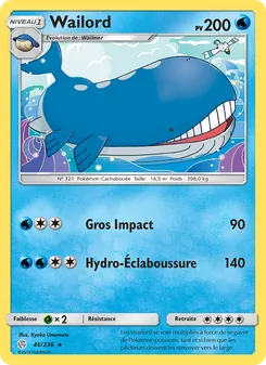 Wailord 46/236 Éclipse Cosmique