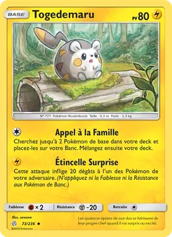 Togedemaru 73/236 Éclipse Cosmique