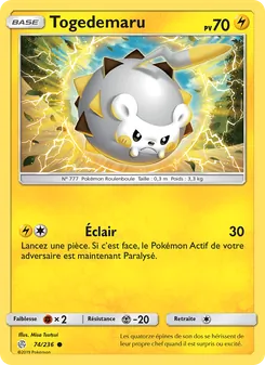 Togedemaru 74/236 Éclipse Cosmique