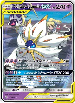 Solgaleo et Lunala GX 75/236 Éclipse Cosmique