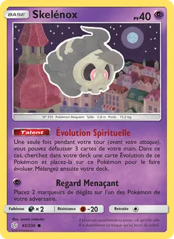Skelénox 83/236 Éclipse Cosmique