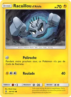 Racaillou d’Alola 40/145 Gardiens Ascendants