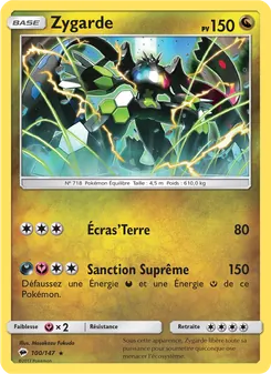 Zygarde 100/147 Ombres Ardentes