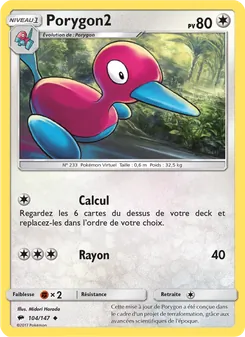 Porygon2 104/147 Ombres Ardentes