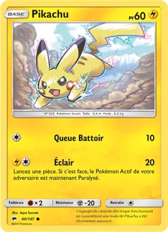 Pikachu 40/147 Ombres Ardentes