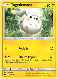 Togedemaru 47/147 Ombres Ardentes
