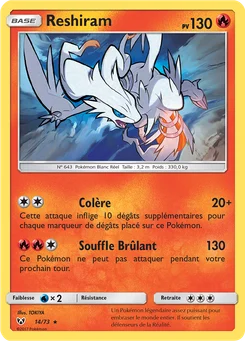 Reshiram 14/73 Légendes Brillantes