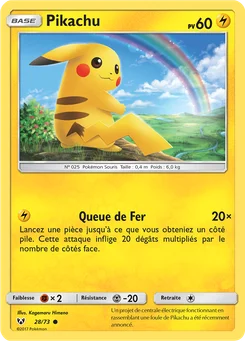 Pikachu 28/73 Légendes Brillantes