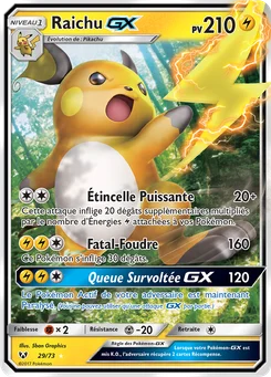 Raichu GX 29/73 Légendes Brillantes
