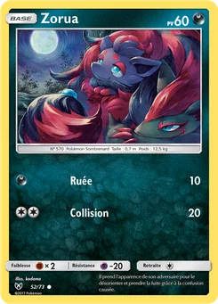 Zorua 52/73 Légendes Brillantes
