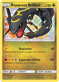 Rayquaza Brillant 56/73 Légendes Brillantes