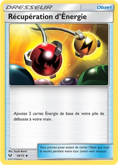 Récupération d’Énergie 59/73 Légendes Brillantes