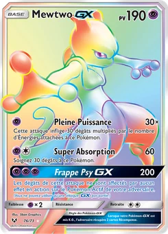 Mewtwo GX 76/73 Légendes Brillantes