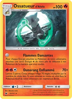 Ossatueur d’Alola 12/111 Invasion Carmin