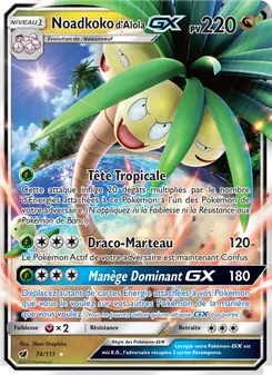 Noadkoko d’Alola GX 74/111 Invasion Carmin