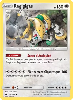 Regigigas 84/111 Invasion Carmin