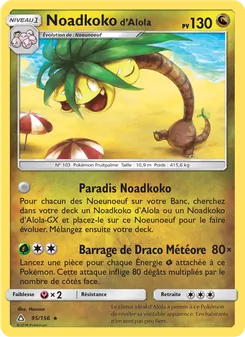 Noadkoko d’Alola 95/156 Ultra-Prisme