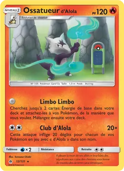 Ossatueur d’Alola 12/131 Lumière Interdite