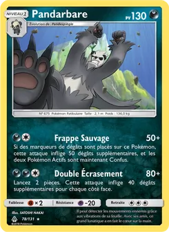 Pandarbare 78/131 Lumière Interdite