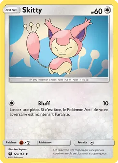 Skitty 120/168 Tempête Céleste