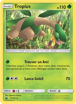 Tropius 21/168 Tempête Céleste