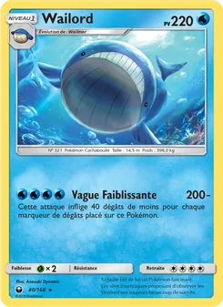 Wailord 40/168 Tempête Céleste