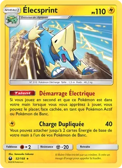 Élecsprint 52/168 Tempête Céleste